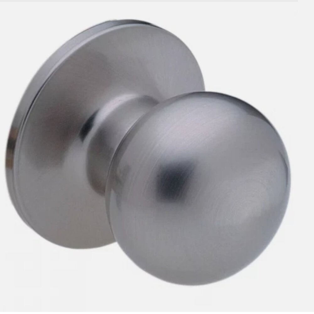 Taymor Villa Ball Knob - Dummy Inactive Knob, Satin Nickel 33-104